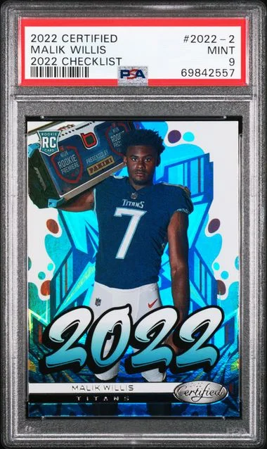 2022 Panini Certified Malik Willis 2022 #2022-2 card image