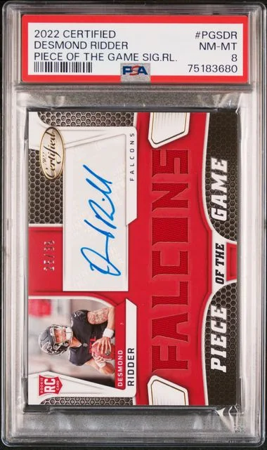 2022 Panini Certified Piece Of The Game #no-number card image