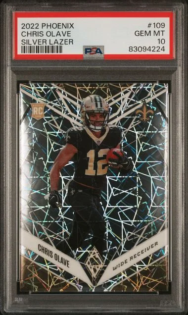 2022 Panini Chris Olave Phoenix Silver Lazer #109 card image