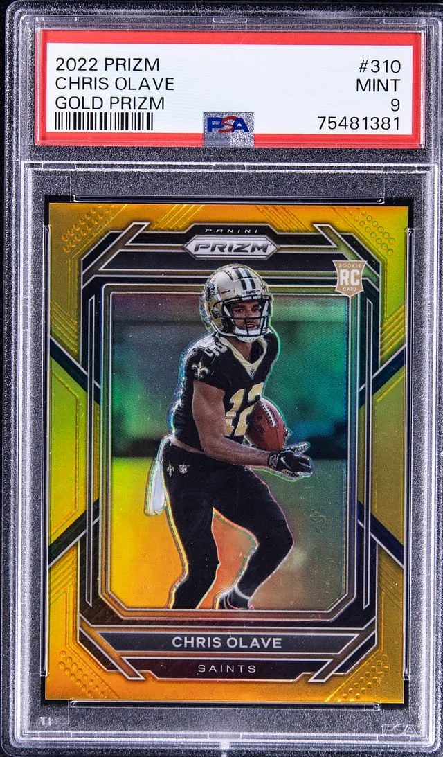 2022 Panini Chris Olave Gold Prizm #310 card image