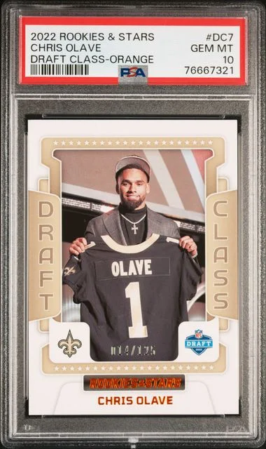 2022 Panini Chris Olave Rookies & Stars Draft Class Orange #DC7 card image