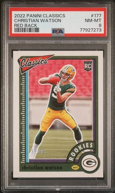 2022 Panini Christian Watson Classics #177 card image