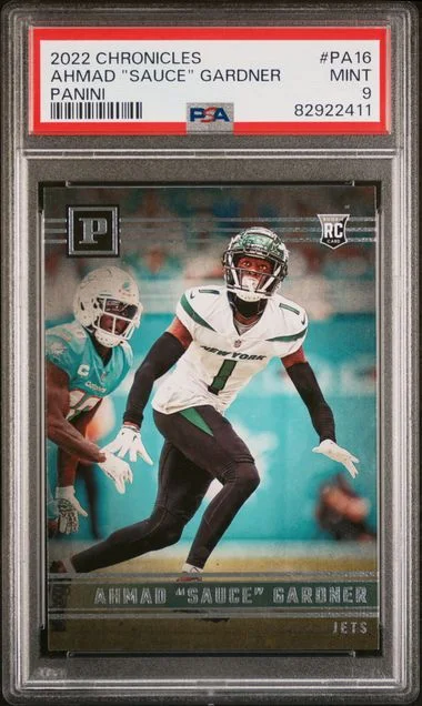 2022 Panini Chronicles Ahmad Sauce Gardner Panini #PA16 card image