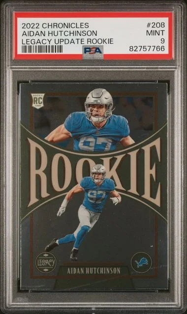 2022 Panini Chronicles Aidan Hutchinson Legacy Update Rookies #208 card image