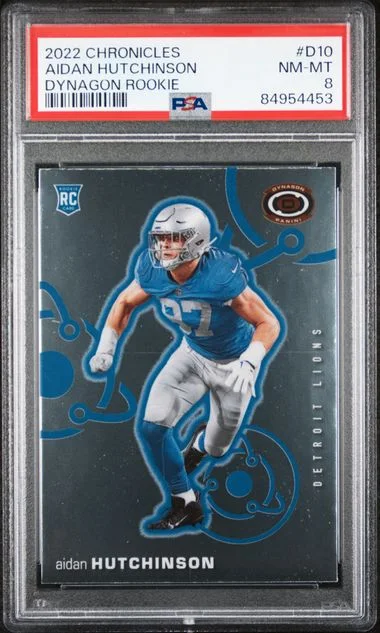 2022 Panini Chronicles Aidan Hutchinson Dynagon Rookies #D10 card image