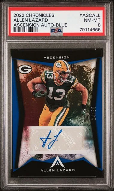 2022 Panini Chronicles Allen Lazard Ascension Autographs #ASC-ALL card image