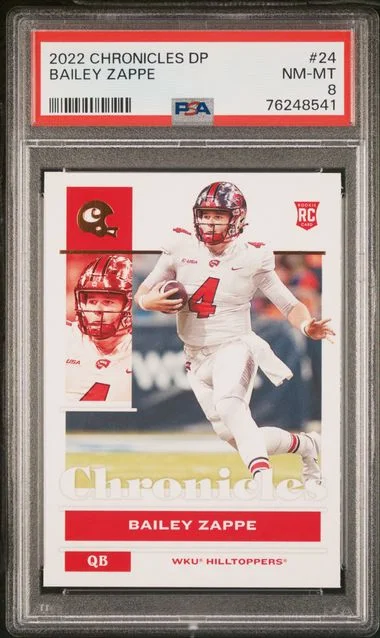 2022 Panini Chronicles Bailey Zappe #24 card image