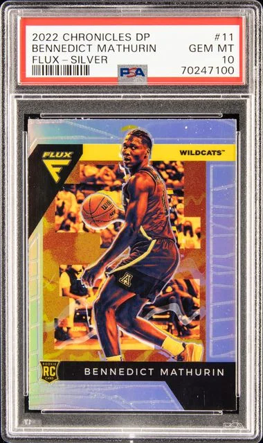 2022 Panini Chronicles Bennedict Mathurin Flux Silver #11 card image