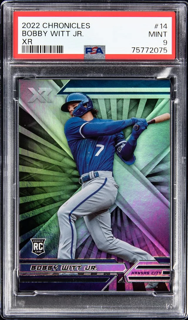 2022 Panini Chronicles Bobby Witt Jr. XR #14 card image