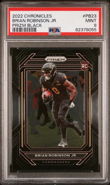 2022 Panini Chronicles Brian Robinson Jr. Prizm Black #PB23 card image