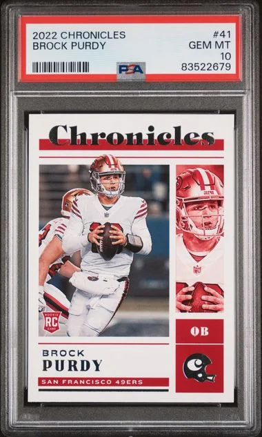 2022 Panini Chronicles Brock Purdy #41 card image
