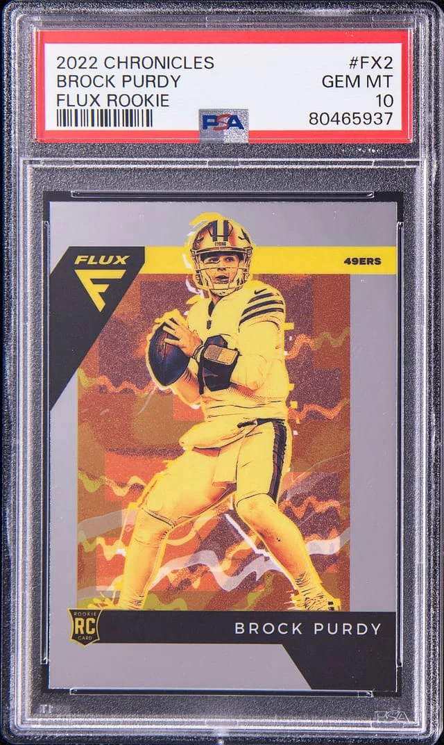 2022 Panini Chronicles Brock Purdy Flux #FX-2 card image