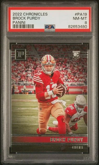 2022 Panini Chronicles Brock Purdy #PA19 card image