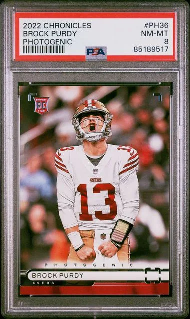 2022 Panini Chronicles Brock Purdy Photogenic #PH-36 card image