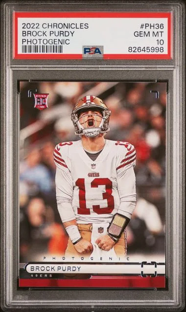 2022 Panini Chronicles Brock Purdy Photogenic #Ph36 card image