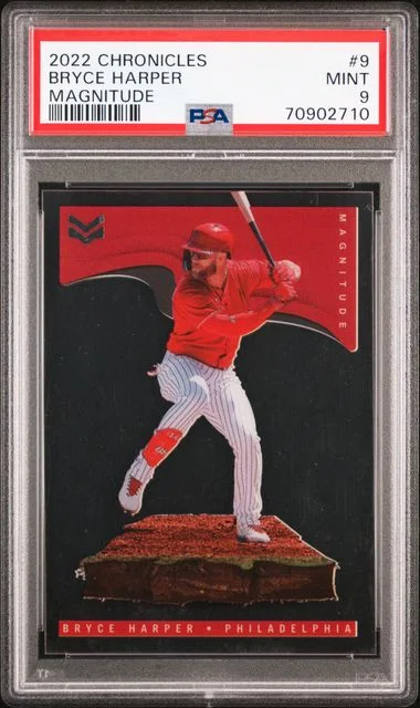 2022 Panini Chronicles Bryce Harper Magnitude #9 card image