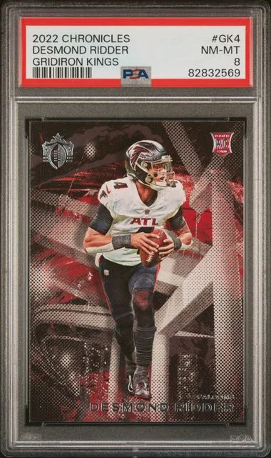 2022 Panini Chronicles Desmond Ridder Gridiron Kings #GK4 card image