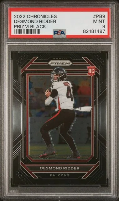 2022 Panini Chronicles Desmond Ridder Prizm Black #PB9 card image