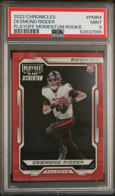 2022 Panini Chronicles Desmond Ridder Playoff Momentum Rookies #PMR4 card image