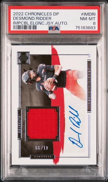 2022 Panini Chronicles Draft Picks Impeccable Elegance #no-number card image