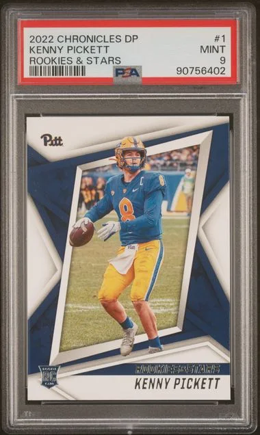2022 Panini Chronicles Draft Picks Kenny Pickett Rookies & Stars #1 card image