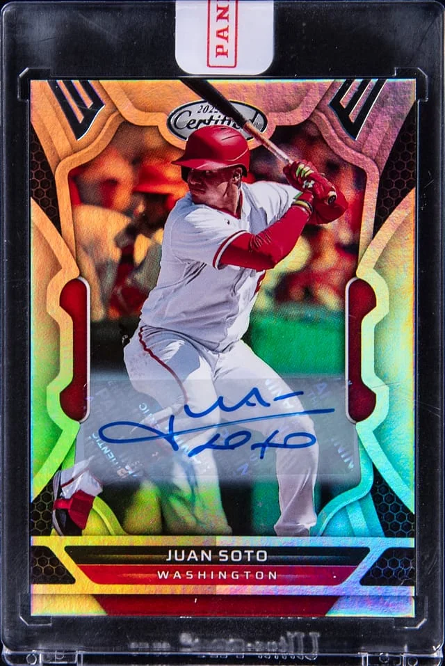 2022 Panini Chronicles Juan Soto Certified Autographs #43 card image