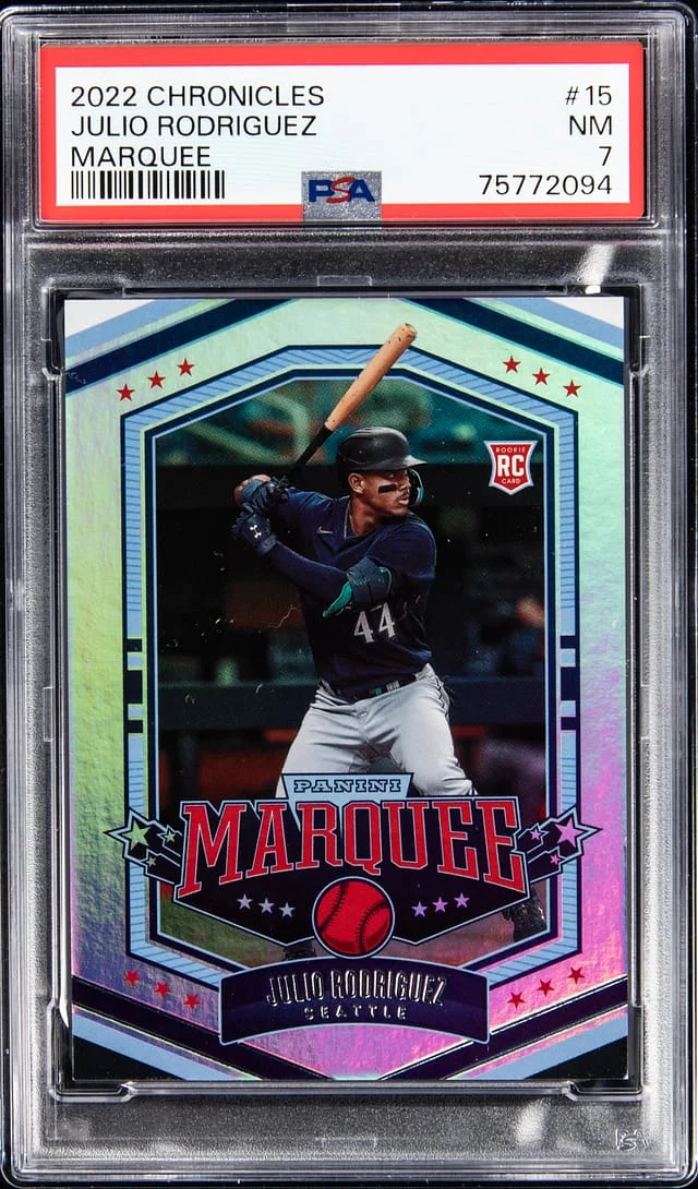 2022 Panini Chronicles Julio Rodriguez Marquee #15 card image