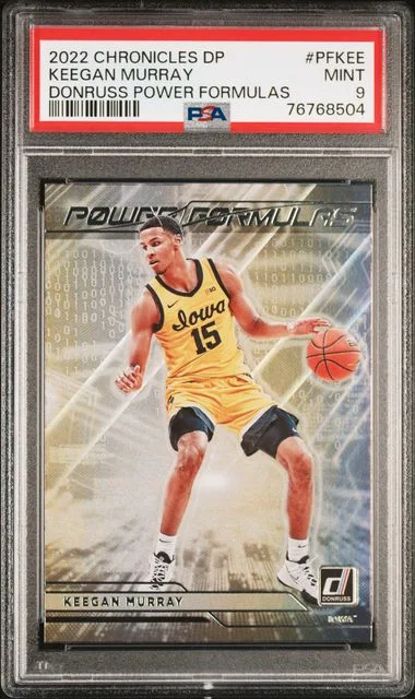 2022 Panini Chronicles Keegan Murray Donruss Power Formulas #PFKEE card image