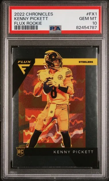 2022 Panini Chronicles Kenny Pickett Flux Rookies #FX-1 card image