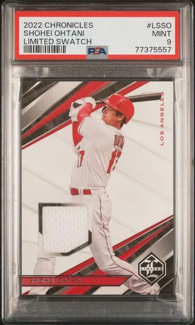 2022 Panini Chronicles Limited Swatches Lsso Shohei Ohtani #no-number card image