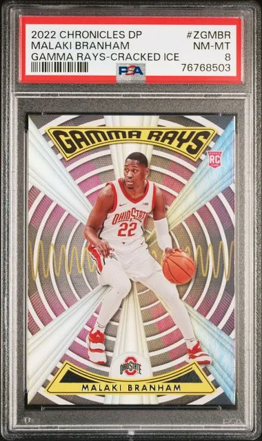 2022 Panini Chronicles Malaki Branham Gamma Rays #ZG-MBR card image