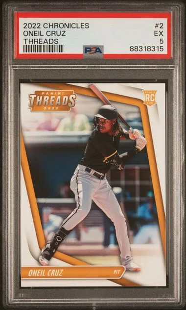 2022 Panini Chronicles Oneil Cruz Threads #2 card image