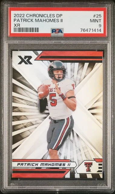 2022 Panini Chronicles Patrick Mahomes II XR #25 card image