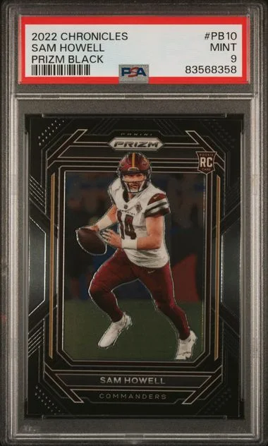 2022 Panini Chronicles Sam Howell Prizm Black #PB-10 card image