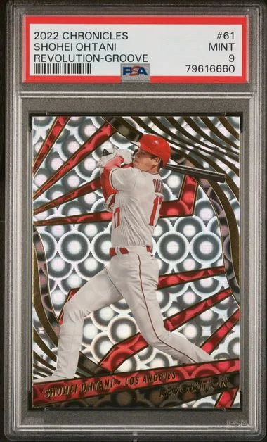 2022 Panini Chronicles Shohei Ohtani Revolution Groove #61 card image