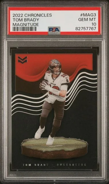 2022 Panini Chronicles Tom Brady Magnitude #Mag3 card image