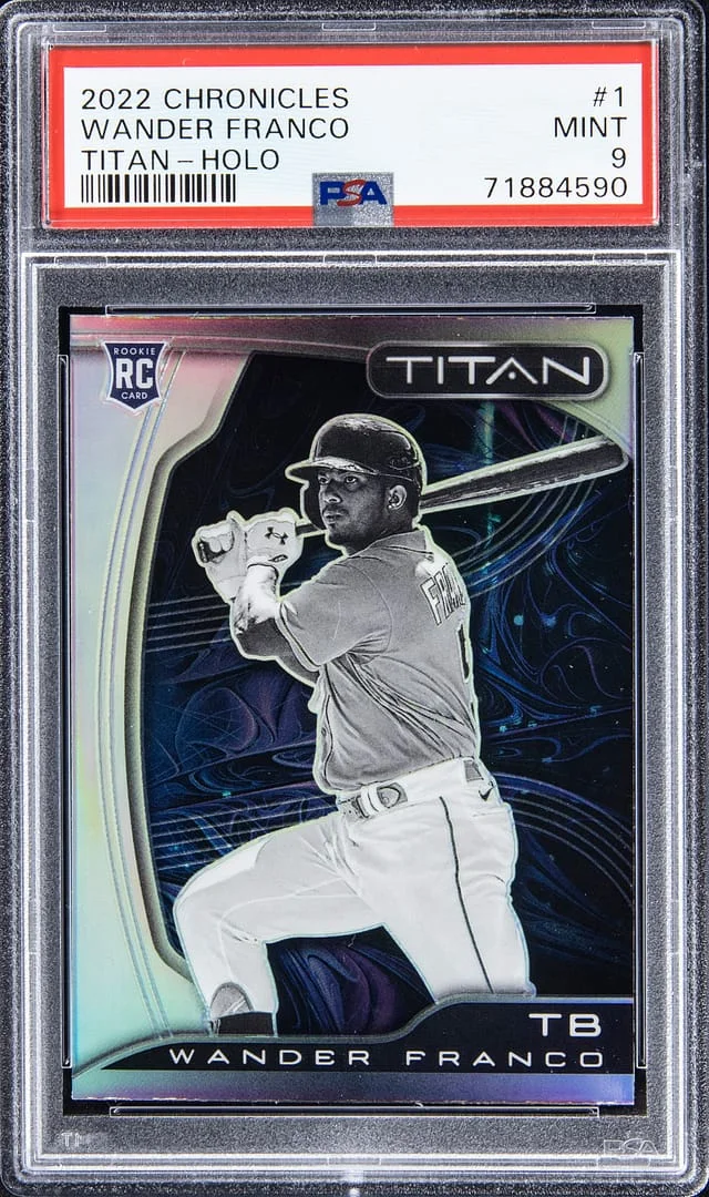 2022 Panini Chronicles Wander Franco Titan Holo #1 card image