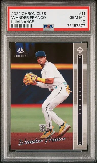 2022 Panini Chronicles Wander Franco Luminance #11 card image