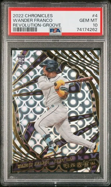 2022 Panini Chronicles Wander Franco Revolution Groove #4 card image