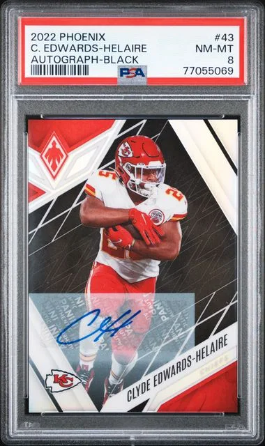 2022 Panini Clyde Edwards-Helaire Phoenix Autograph-Black #43 card image