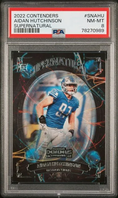 2022 Panini Contenders Aidan Hutchinson Supernatural #SNAHU card image