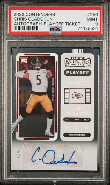 2022 Panini Contenders Chris Oladokun #256 card image