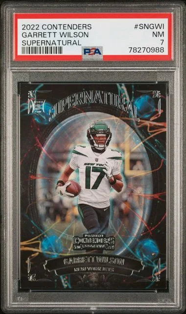 2022 Panini Contenders Garrett Wilson Supernatural #SNGWI card image