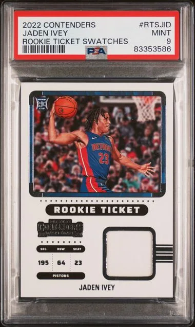 2022 Panini Contenders Jaden Ivey Ticket Swatches #RTSJID card image