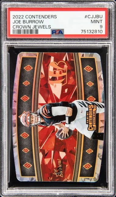 2022 Panini Contenders Joe Burrow Crown Jewels #CJ-JBU card image