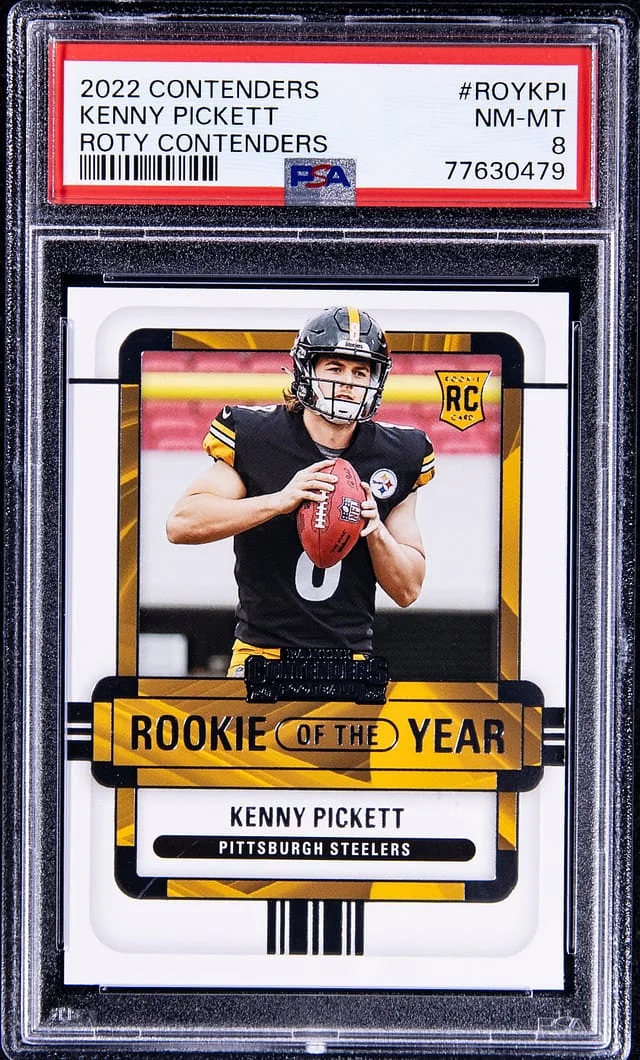 2022 Panini Contenders Kenny Pickett ROTY Contenders #ROYKPI card image