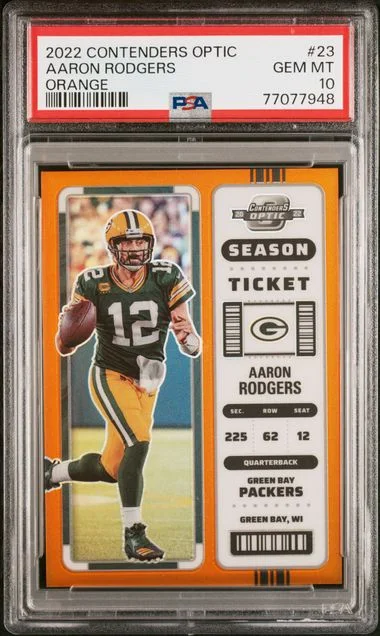 2022 Panini Contenders Optic Aaron Rodgers #23 card image