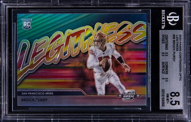 2022 Panini Contenders Optic Brock Purdy Legitness #L-26 card image