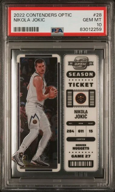 2022 Panini Contenders Optic Nikola Jokic #28 card image