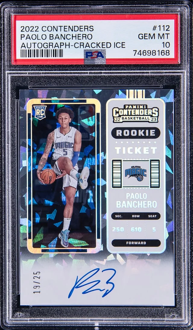 2022 Panini Contenders Paolo Banchero Autograph #112 card image